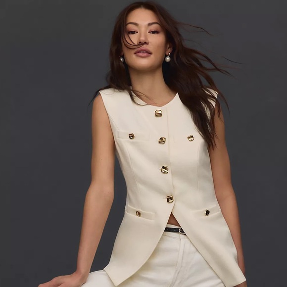 Jackets & Blazers - Endless rose Shoulder Vest Top & Shorts Set Size L